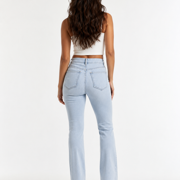 Sculpting High-Waist Flare Jeans