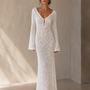 Golden Hour Crochet Maxi Dress